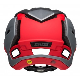 Kask full face BELL SUPER AIR R MIPS SPHERICAL matte gray red (NEW)