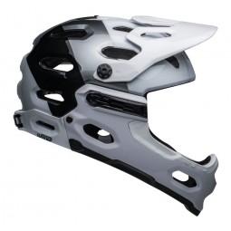 Kask full face BELL SUPER 3R MIPS matte white black (NEW)