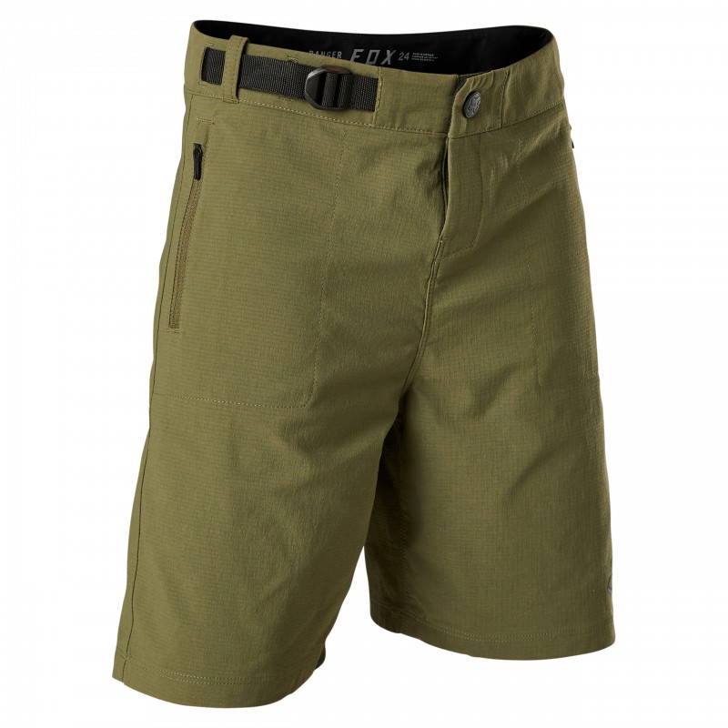 SPODENKI ROWEROWE FOX JUNIOR RANGER LINER OLIVE GREEN