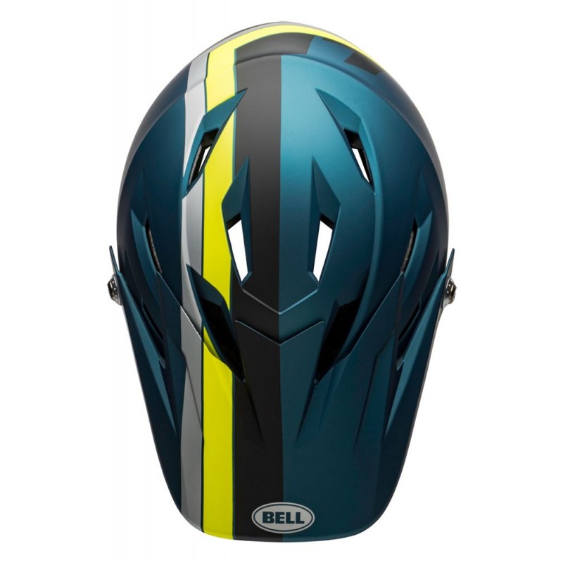 Kask full face BELL SANCTION agility matte blue hi-viz (NEW)