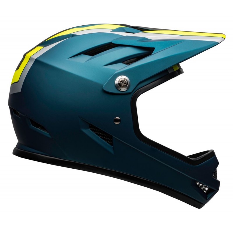 Kask full face BELL SANCTION agility matte blue hi-viz (NEW)