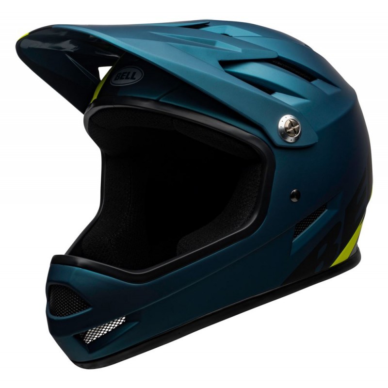 Kask full face BELL SANCTION agility matte blue hi-viz (NEW)