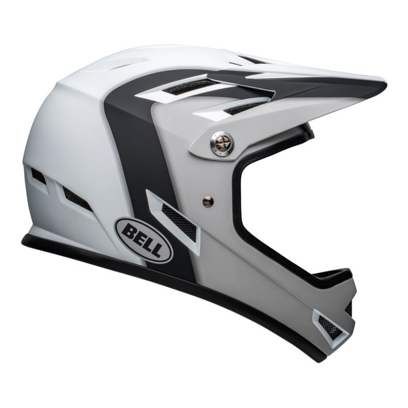 Kask full face BELL SANCTION presences matte black white (NEW)