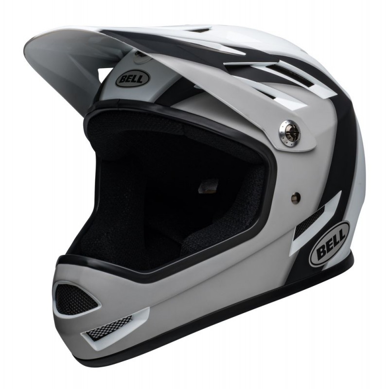 Kask full face BELL SANCTION presences matte black white (NEW)