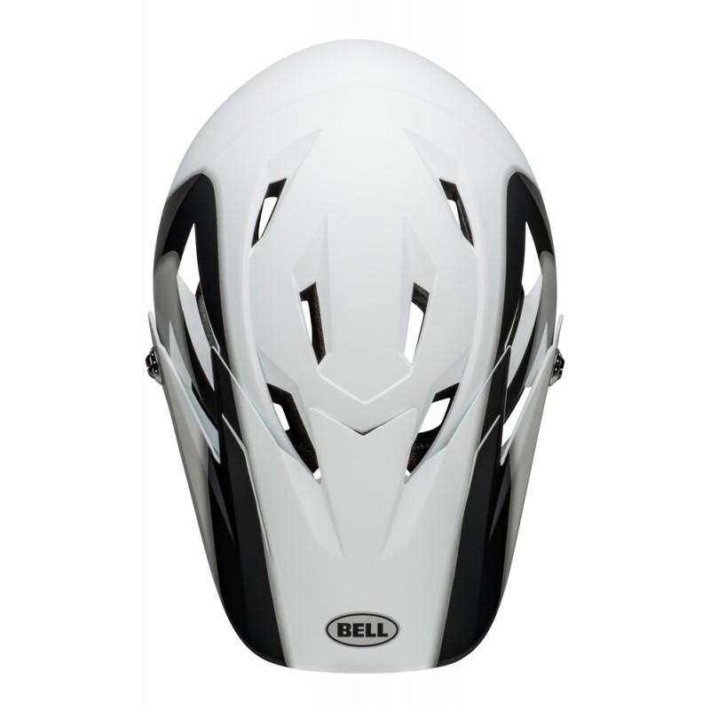 Kask full face BELL SANCTION presences matte black white (NEW)