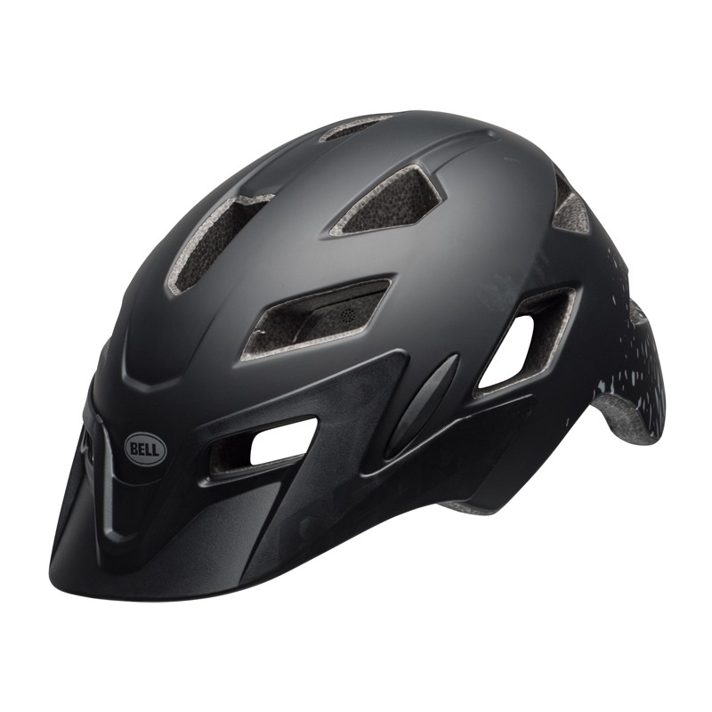 Kask dziecięcy BELL SIDETRACK matte black silver fragments (NEW)