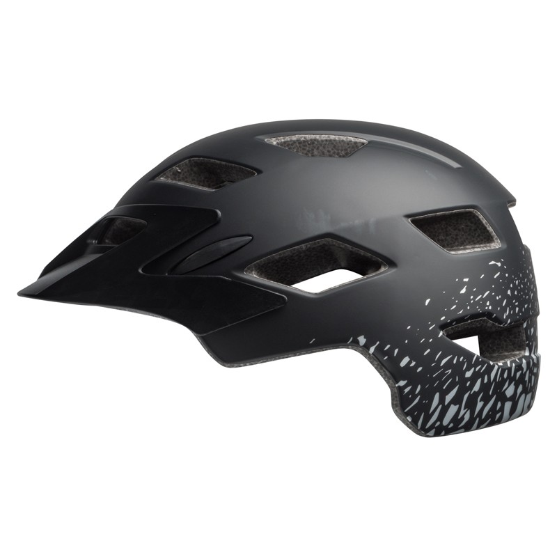 Kask dziecięcy BELL SIDETRACK matte black silver fragments (NEW)