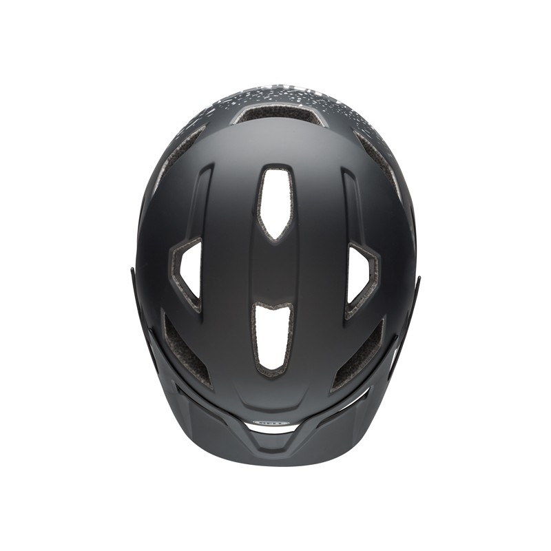 Kask dziecięcy BELL SIDETRACK matte black silver fragments (NEW)