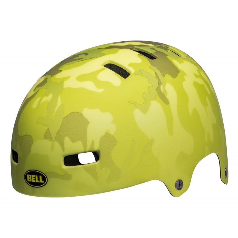 Kask juniorski BELL SPAN matte hi-viz yellow camo (NEW)