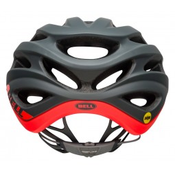 Kask mtb BELL DRIFTER matte gloss gray infrared (DWZ)