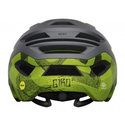 Kask mtb GIRO MERIT MIPS SPHERICAL matte metallic black ano lime (NEW)