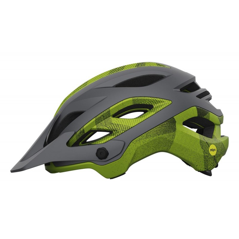 Kask mtb GIRO MERIT MIPS SPHERICAL matte metallic black ano lime (NEW)