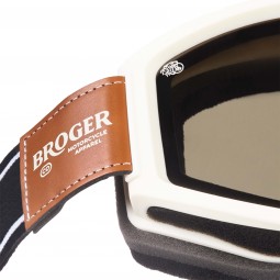 GOGLE BROGER MONTANA WHITE MATT/BLACK/GREY
