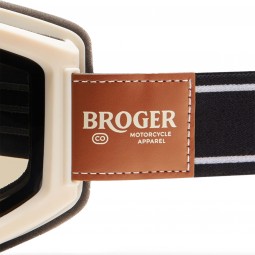 GOGLE BROGER MONTANA WHITE MATT/BLACK/GREY