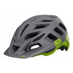 Kask mtb GIRO RADIX matte metallic black ano lime (NEW)