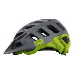 Kask mtb GIRO RADIX INTEGRATED MIPS matte metallic black ano lime (NEW)