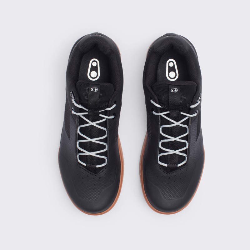 BUTY CRANK BROTHERS STAMP LACE BLACK/SILVER - GUM OUTSOLE 12 (46 EU)