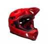 Kask full face BELL SUPER DH MIPS SPHERICAL matte gloss crimson black