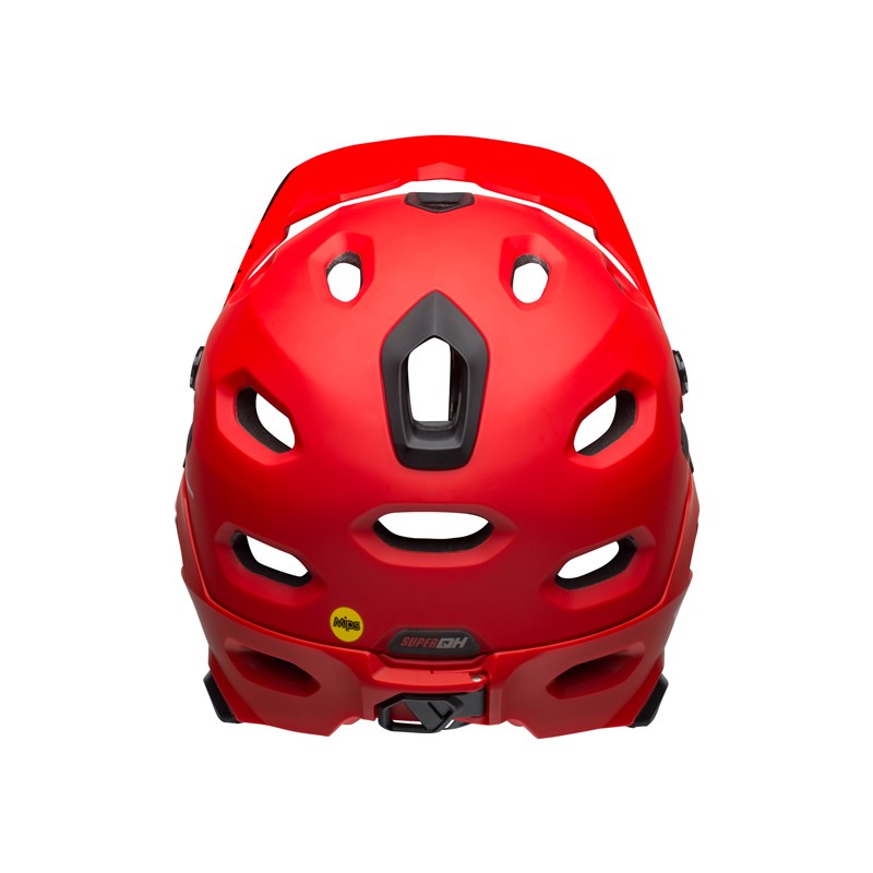 Kask full face BELL SUPER DH MIPS SPHERICAL matte gloss crimson black