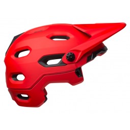 Kask full face BELL SUPER DH MIPS SPHERICAL matte gloss crimson black