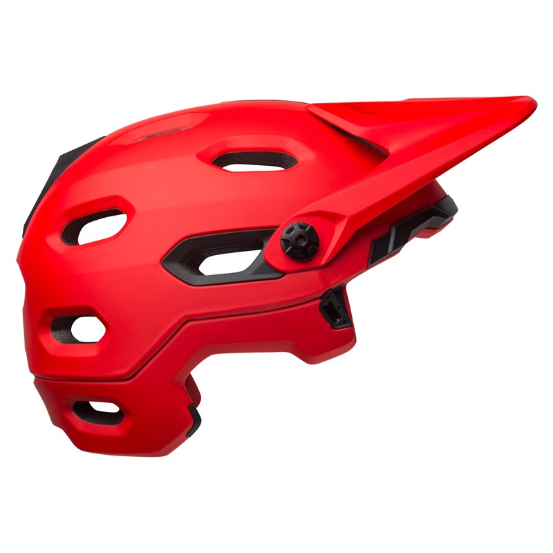 Kask full face BELL SUPER DH MIPS SPHERICAL matte gloss crimson black