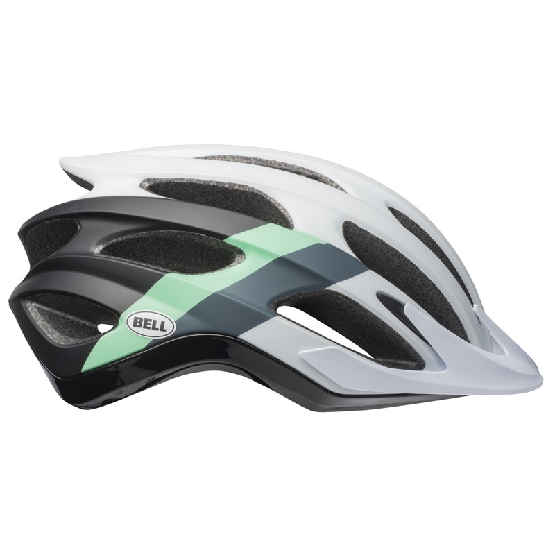 Kask mtb BELL DRIFTER logic matte gloss white black mint