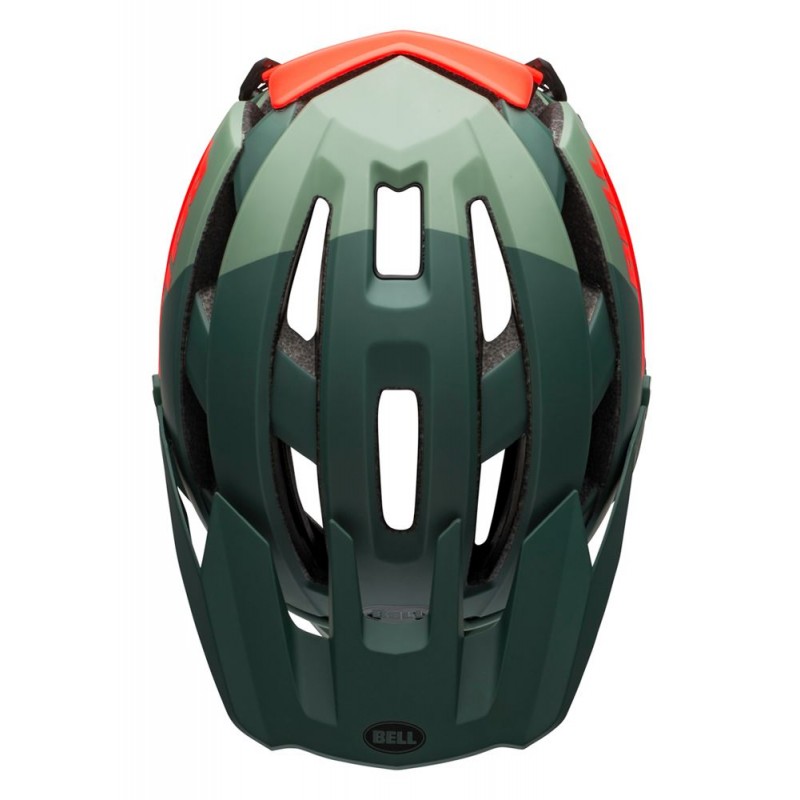 Kask full face BELL SUPER AIR R MIPS SPHERICAL matte gloss green infrared (NEW)