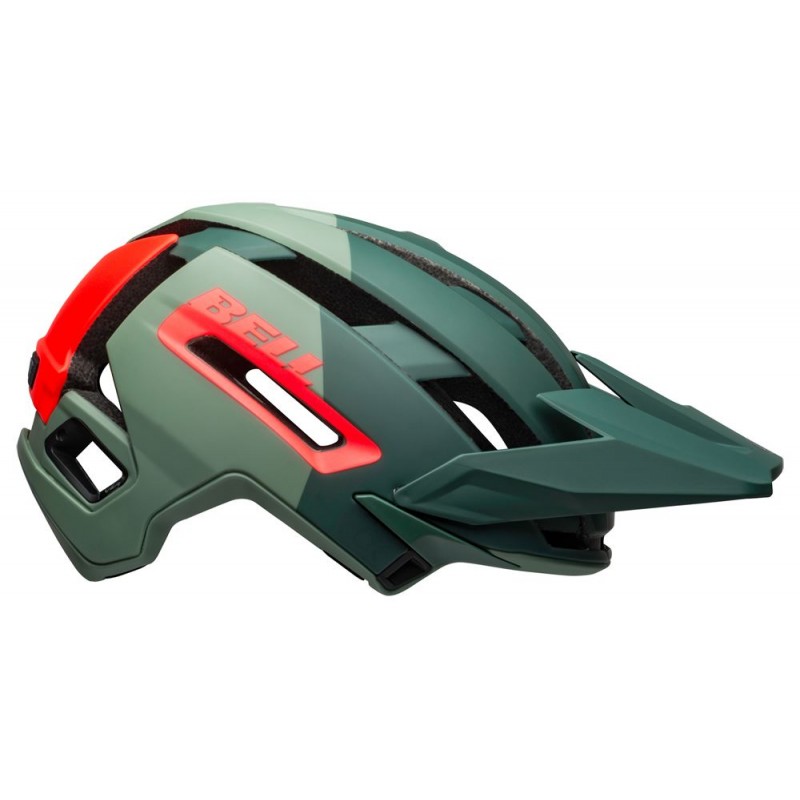 Kask full face BELL SUPER AIR R MIPS SPHERICAL matte gloss green infrared (NEW)