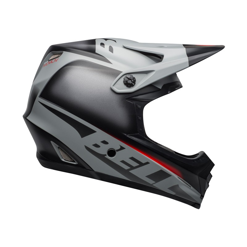 Kask full face BELL FULL-9 FUSION MIPS matte gloss black gray crimson