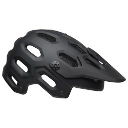 Kask mtb BELL SUPER 3 matte gloss black gray