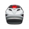 Kask full face BELL FULL-9 CARBON gloss white black hibiscus rio roz. M (55–57 cm)