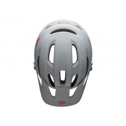 Kask mtb BELL 4FORTY INTEGRATED MIPS cliffhanger matte gloss gray crimson