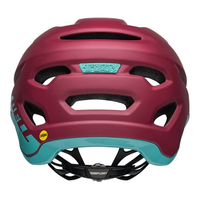 Kask mtb BELL 4FORTY INTEGRATED MIPS matte gloss brick red ocean