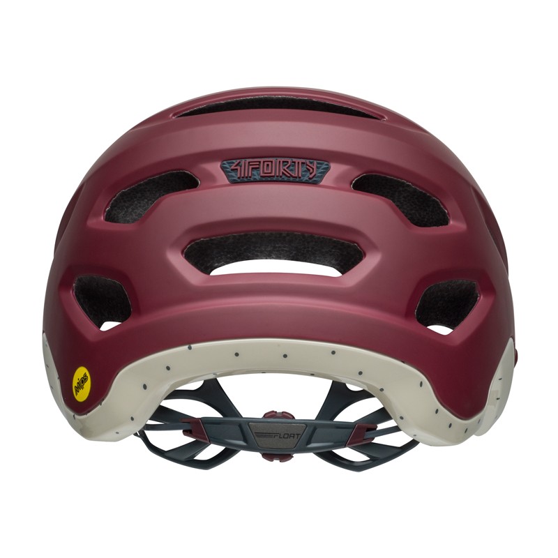 Kask mtb BELL 4FORTY virago matte gloss maroon slate sand