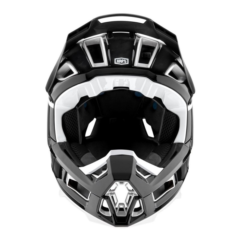 Kask full face 100% AIRCRAFT 2 Helmet Black/White roz. S (55-56 cm) (NEW)