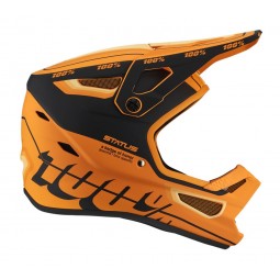 Kask full face 100% STATUS DH/BMX Helmet Topenga Orange Black roz. S (55-56 cm)