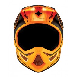 Kask full face 100% STATUS DH/BMX Helmet Topenga Orange Black roz. S (55-56 cm)