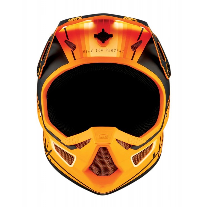 Kask full face 100% STATUS DH/BMX Helmet Topenga Orange Black roz. S (55-56 cm)