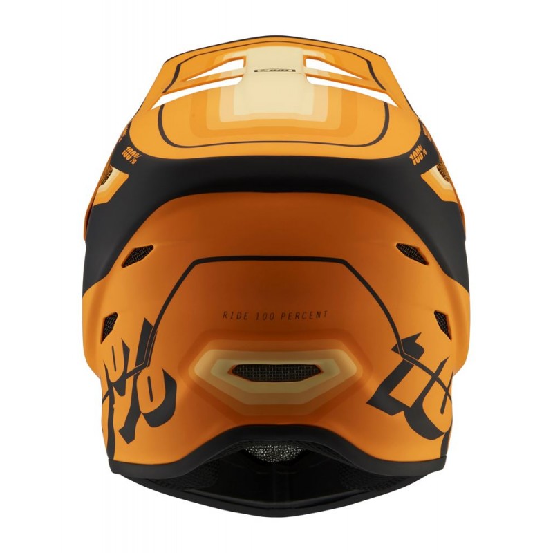 Kask full face 100% STATUS DH/BMX Helmet Topenga Orange Black roz. S (55-56 cm)