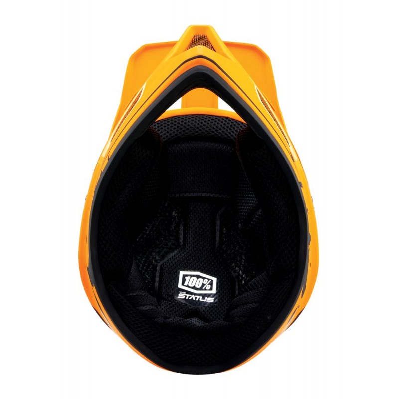 Kask full face 100% STATUS DH/BMX Helmet Topenga Orange Black roz. S (55-56 cm)