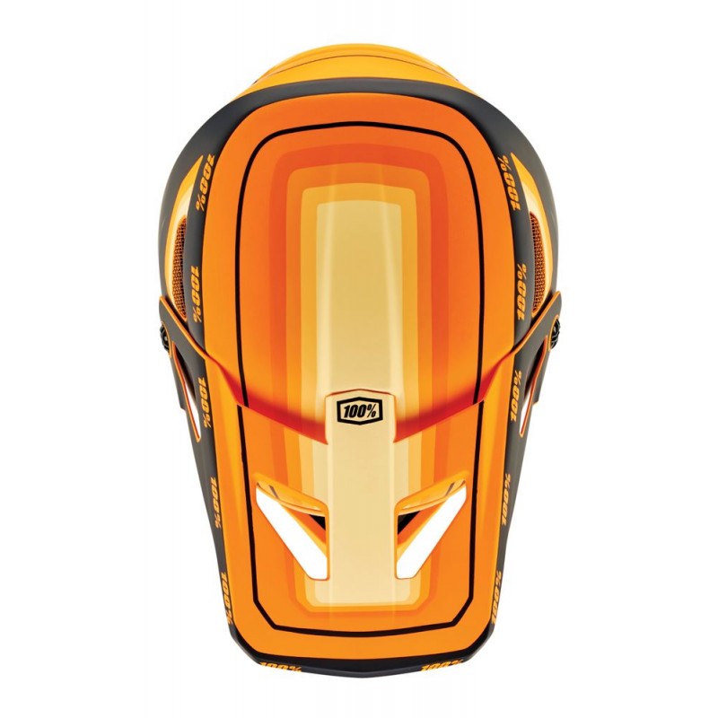 Kask full face 100% STATUS DH/BMX Helmet Topenga Orange Black roz. M (57-58 cm)