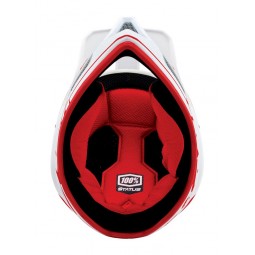 Kask full face 100% STATUS DH/BMX Helmet Topenga Red White roz. S (55-56 cm)