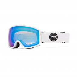GOGLE SNOWBOARDOWE IMX PEAK WHITE MATT/WHITE - SZYBA PODWÓJNA BLUE IRRIDIUM + BROWN