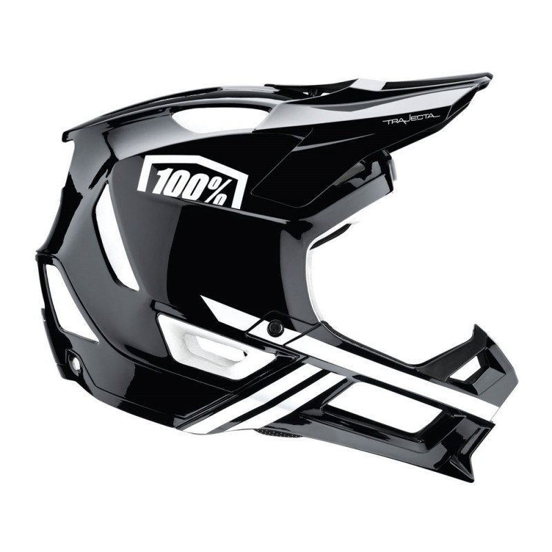 Kask full face 100% TRAJECTA Helmet w/Fidlock Black White roz. S (52-56 cm) (NEW)