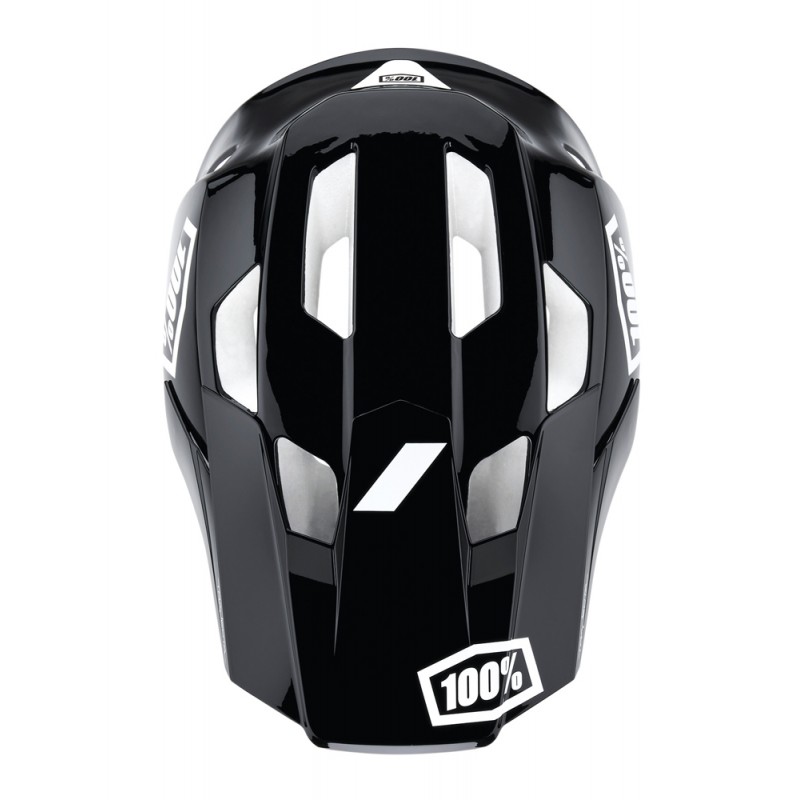 Kask full face 100% TRAJECTA Helmet w/Fidlock Black White roz. S (52-56 cm) (NEW)