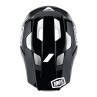 Kask full face 100% TRAJECTA Helmet w/Fidlock Black White roz. S (52-56 cm) (NEW)