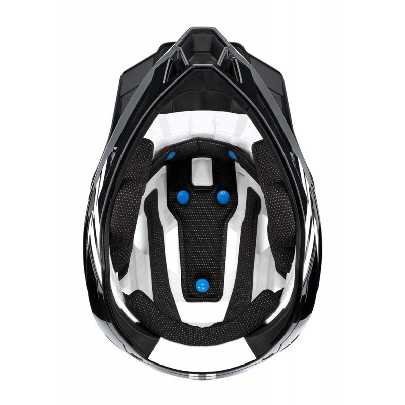 Kask full face 100% TRAJECTA Helmet w/Fidlock Black White roz. S (52-56 cm) (NEW)