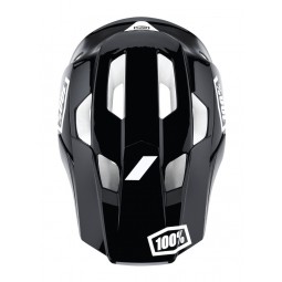 Kask full face 100% TRAJECTA Helmet w/Fidlock Black White roz. M (56-58 cm) (NEW)