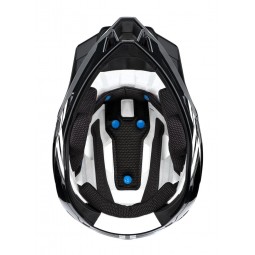 Kask full face 100% TRAJECTA Helmet w/Fidlock Black White roz. M (56-58 cm) (NEW)