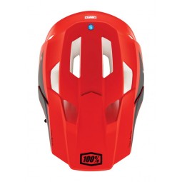 Kask full face 100% TRAJECTA Helmet w/Fidlock Cargo Fluo Red roz. S (52-56 cm) (NEW)